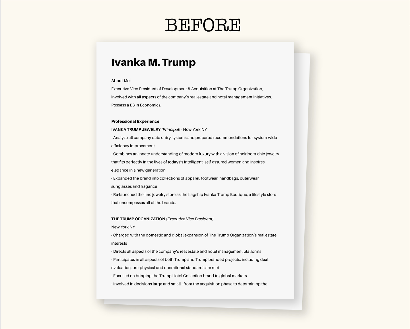 how to create your own visual resume