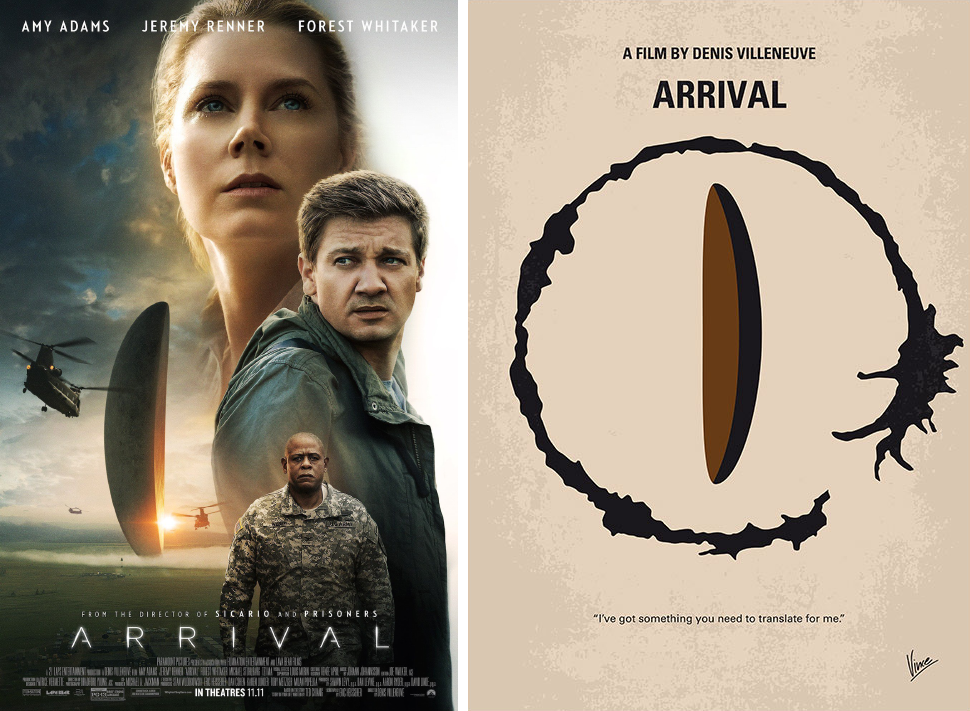 arrival minimalist movie posters