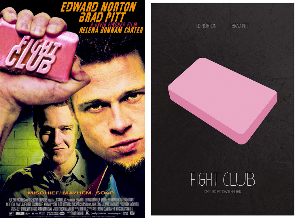 fight club minimalist movie posters