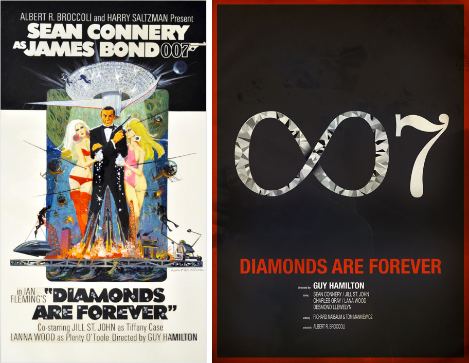 Redesigned-Movie-Posters-to-Inspire-your-Creativity-James-Bond-007---Diamonds-are-Forever