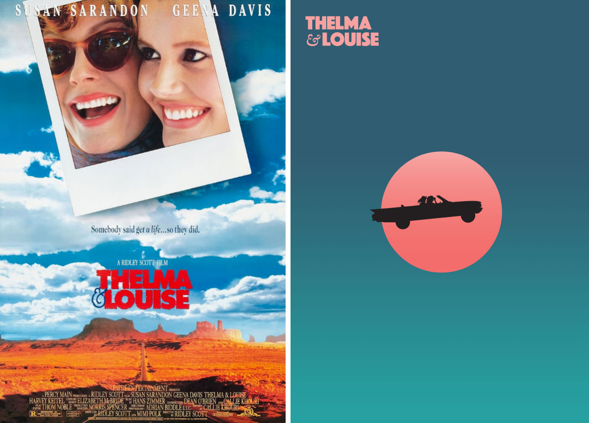 Redesigned-Movie-Posters-to-Inspire-your-Creativity-Thelma-and-Louise
