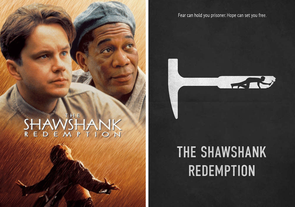 the shawshank redemption minimalist movie posters